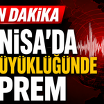 SON DAKİKA Manisa'da 3,7 büyüklüğünde deprem