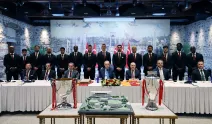 Cumhurbaşkanı Erdoğan, Şampiyon Galatasaray’ı Dolmabahçe’de Kabul Etti