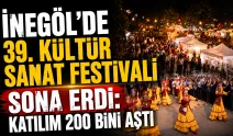 İnegöl’de 39. Kültür Sanat Festivali sona erdi: Katılım 200 bini aştı