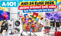 A101 24 Eylül 2026 aktüel ürünleri belli oldu! İşte fiyatlarıyla tam liste