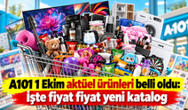 A101 1 Ekim aktüel ürünleri belli oldu: İşte fiyat fiyat yeni katalog