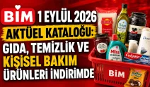 BİM 1 Eylül 2026 aktüel kataloğu: Gıda, temizlik ve kişisel bakım ürünleri indirimde