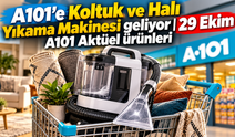 A101'e Koltuk ve Halı Yıkama Makinesi geliyor | 29 Ekim A101 Aktüel ürünleri
