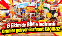 6 Ekim'de Bim'e indirimli ürünler geliyor: Bu fırsat kaçmaz!