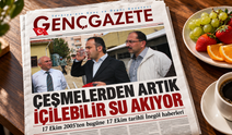 İNEGÖL'DE ÇEŞMELERDEN ARTIK İÇİLEBİLİR SU AKIYOR