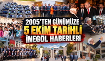 2005'ten günümüze 5 Ekim tarihli İnegöl haberleri