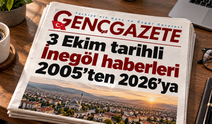 3 Ekim tarihli İnegöl haberleri 2005'ten 2026'ya