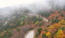 Uludağ'da sonbahar güzelliği! Kar suları ve yağmurlar doğayı canlandırdı