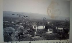 MAZİDEN BİR KARE; Yokuş üzerinden Eski İnegöl manzarası