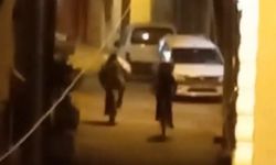 Bisikletli mazot hırsızlarını bağırarak kaçırdı