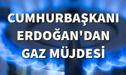 Cumhurbaşkanı Erdoğan'dan Gaz Müjdesi