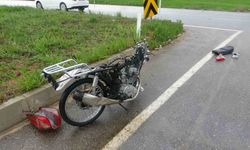 Motosiklet sürücüsü kazada hayatını kaybetti
