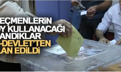 Seçmenlerin oy kullanacağı sandıklar E-Devlet'te