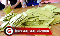 İnegöl’de mahalle mahalle seçim sonuçları