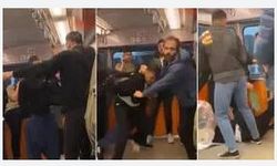 Metro içinde kıyafetinden dolayı saldırana haddini bildirdi