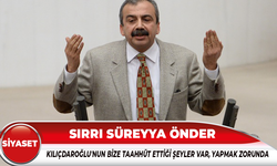 Sırrı Süreyya Önder: Kılıçdaroğlu'nun bize söz verdiği şeyler var, yapmak zorunda