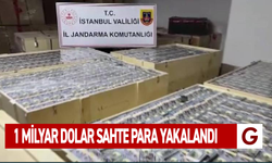 1 MİLYAR DOLAR SAHTE PARA YAKALANDI