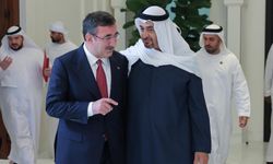 Cumhurbaşkanı Yardımcısı Yılmaz ve Bakan Şimşek, BAE Devlet Başkanı Nahyan ile bir araya geldi