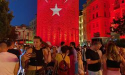 Galata Kulesin'de 15 Temmuz şehitleri