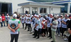 Su fabrikasında işten çıkarılan işçilerden eylem