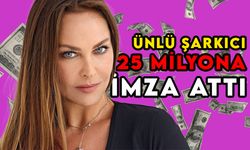 Ünlü şarkıcı 25 milyona imza attı