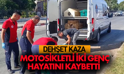 2 Gencin hayatını kaybettiği kaza anı kamerada