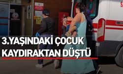 Kaydıraktan düşen çocuğun kolu kırıldı