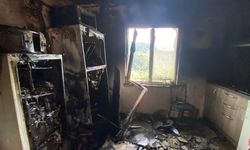 Buzdolabından çıkan yangın bütün evi kül etti