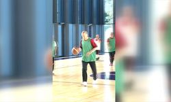 Cumhurbaşkanı Erdoğan, basketbol oynadı