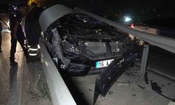 Bursa'da Trafik Kazasında Sürücü  Karışık Bir Duruma Düşerek Olay Yerinden Kaçtı!