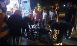 Minibüsün çarptığı motosikletli yaralandı