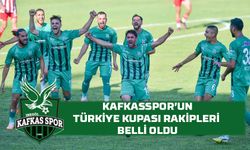 Kafkasspor'un Türkiye Kupası'ndaki rakibi belli oldu