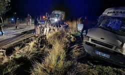 Kaçak göçmen dolu minibüs devrildi: 20 yaralı