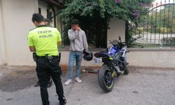 Çevreye rahatsızlık veren motosiklet sürücüsüne yüklü ceza