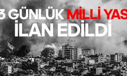 Gazze İçin 3 Günlük Milli Yas