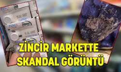 Zincir markette skandal görüntüler: Böcekli süt kurtlu yumurta