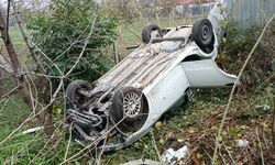 İnegöl'de Trafik Kazası: Baba ve Oğul Ölümden Döndü