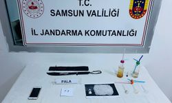 Samsun'da bir kişi otobüste uyuşturucu taşırken yakalandı