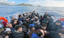 Datça açıklarında 56 düzensiz Göçmen kurtarıldı