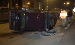 Bafra'da Otomobil kazası: Sürücü kayıplara karıştı