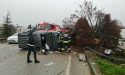 Manisa’da feci trafik kazası meydana geldi