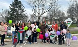Gökyüzü "Filistin'e Özgürlük" Mesajıyla Renklendi