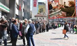 Ankarada İnsanlar Ucuz Et Alabilmek İçin  Uzunca Kuyruklar Oluşturdular