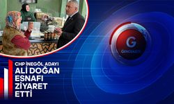 CHP İnegöl Belediye Başkan Adayı Ali Doğan, Esnafı Ziyaret Etti