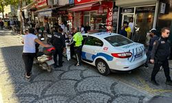 Polisin 'Dur' ihtarına uymayan sürücü kaza yaptı