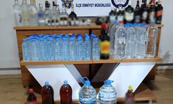 Mudanya'da 105 litre sahte alkol ele geçirildi