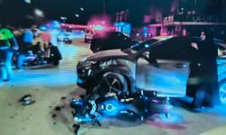 Park Caddesi'nde Motosiklet Kazası: 1 Yaralı