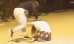 Bursa'da kadınların saç saça baş başa kavgası kamerada