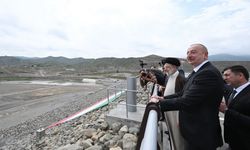 İran Cumhurbaşkanı Reisi, helikopter kazası öncesinde Aliyev ile Azerbaycan-İran sınırında bir araya geldi