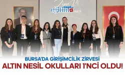 Bursa Erkek Lisesi’nde Girişimcilik Zirvesi: Altın Nesil 1'nci Oldu!